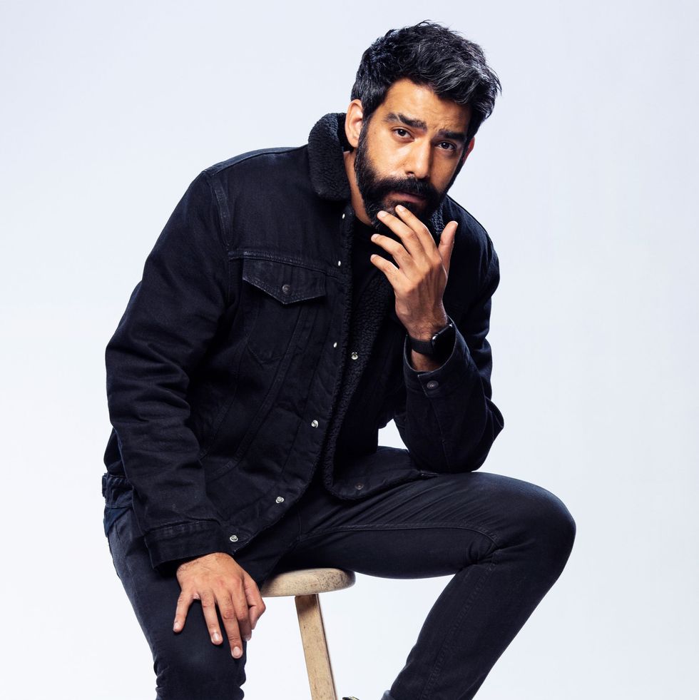Actor Rahul Kohli poses for a photo shoot shortly after the release of his Netflix series, 'Midnight Mass'