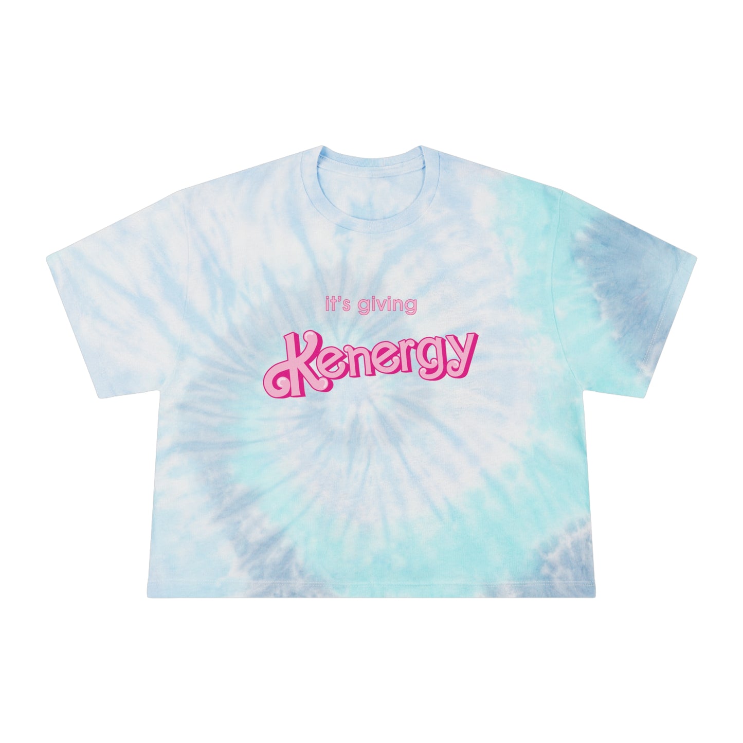 It's Giving "Kenergy" Tie-Dye Crop Tee