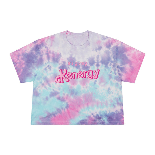 It's Giving "Kenergy" Tie-Dye Crop Tee