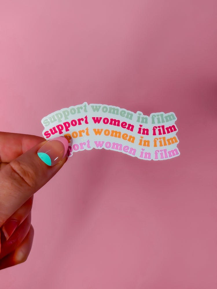 Support Women In Film Sticker