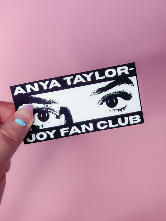 Anya Taylor-Joy Fan Club Sticker