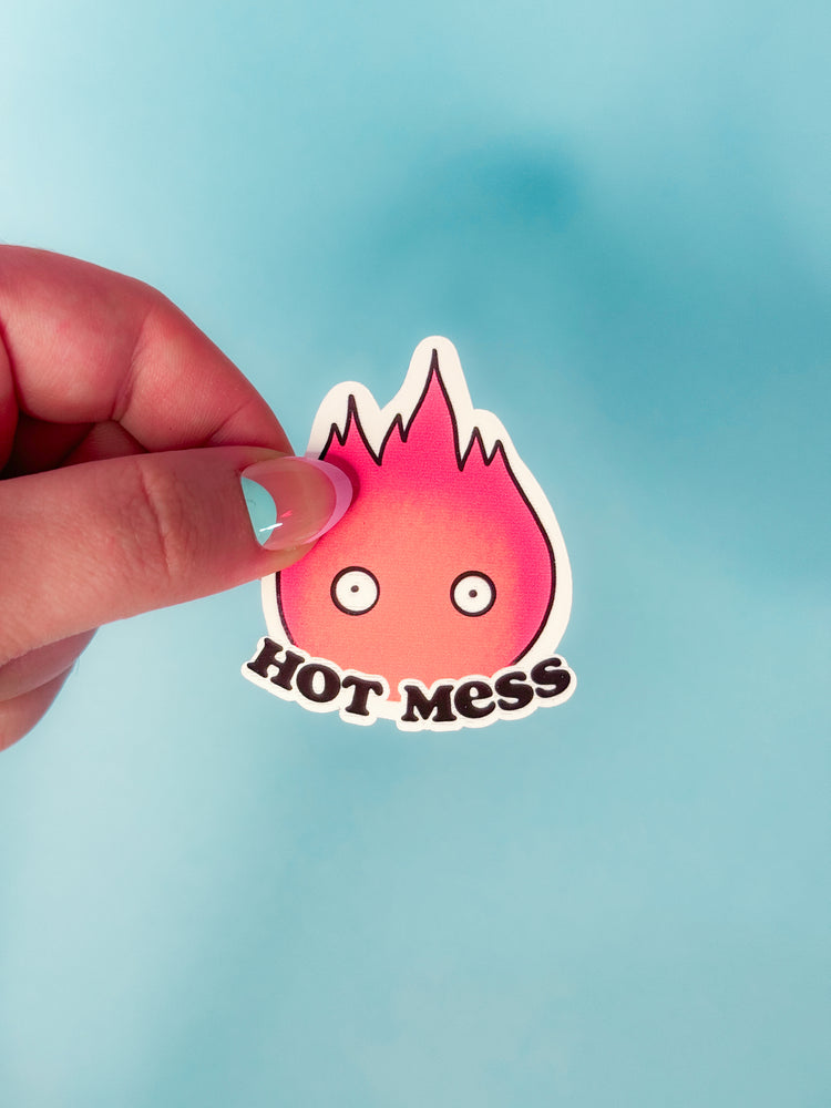 Hot Mess Calcifer Sticker