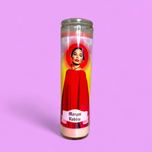 Margot Robbie Prayer Candle