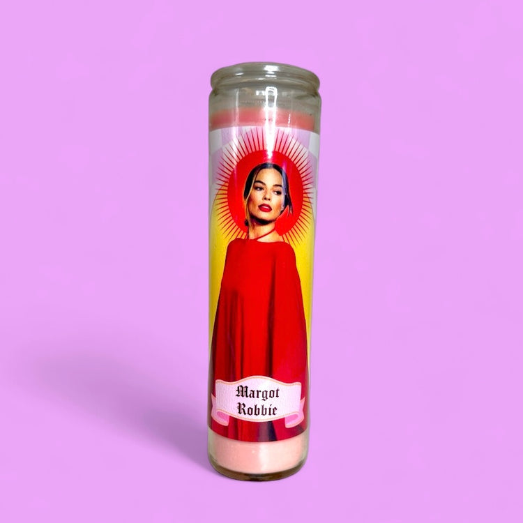 Margot Robbie Prayer Candle