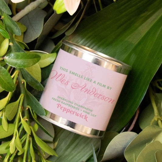 Wes Anderson Inspired Paint Can Candle
