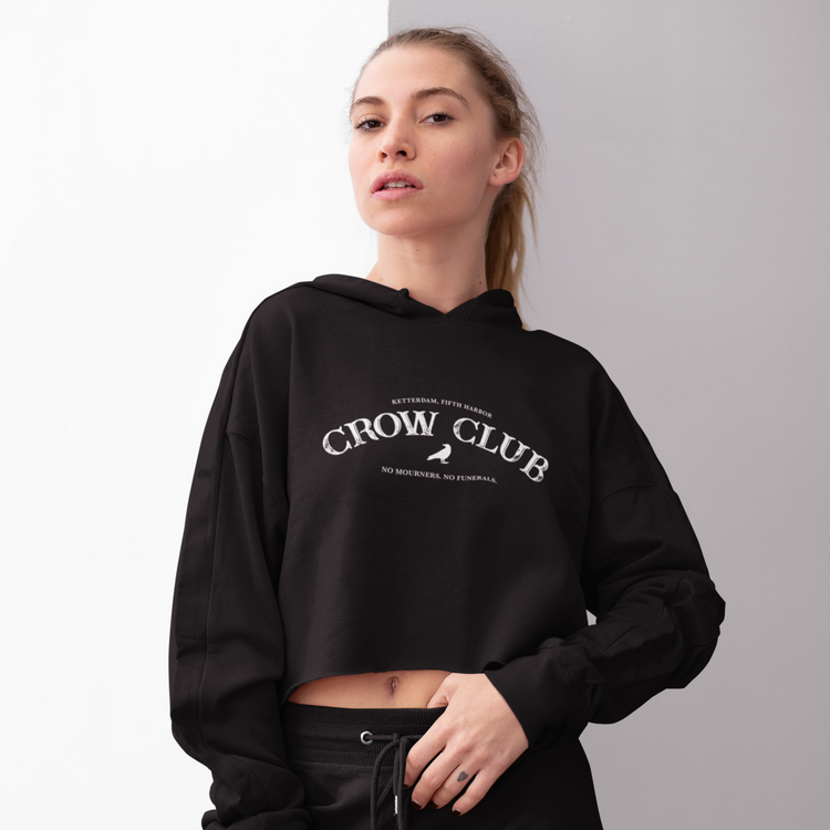 Crow Club Crop Hoodie