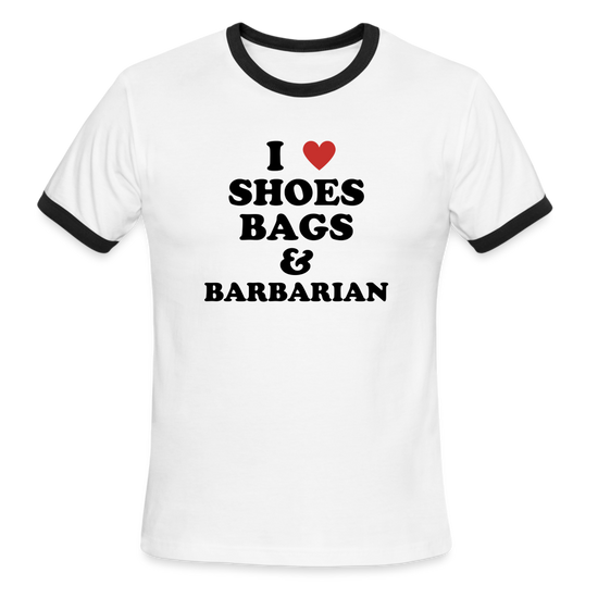 I Love Shoes Bags & Barbarian - white/black